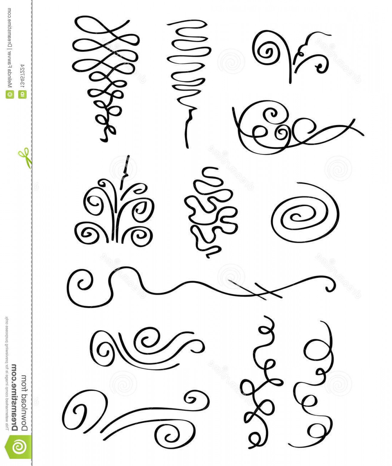 1312x1560 Stock Images Vector Flourish Set Image Soidergi