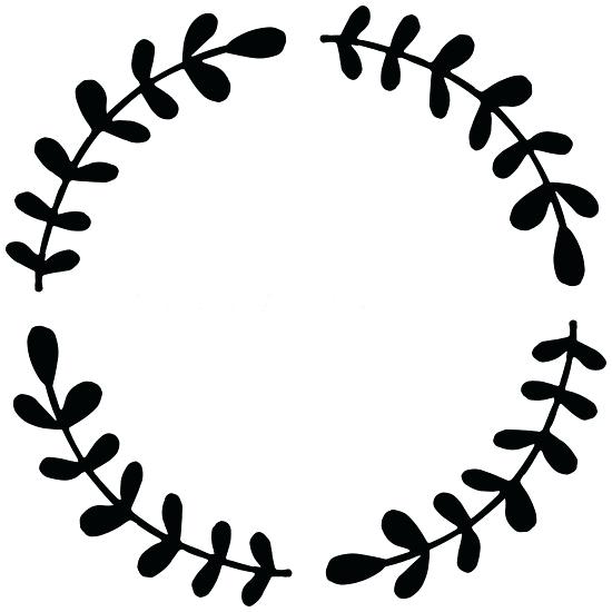 Leaf Wreath Svg Free - Layered SVG Cut File