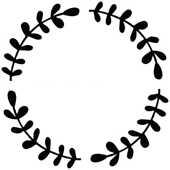 Download Free Garland Svg - Leaf foliage wreath | Silhouette design, Cricut creations ... : Free svg ...