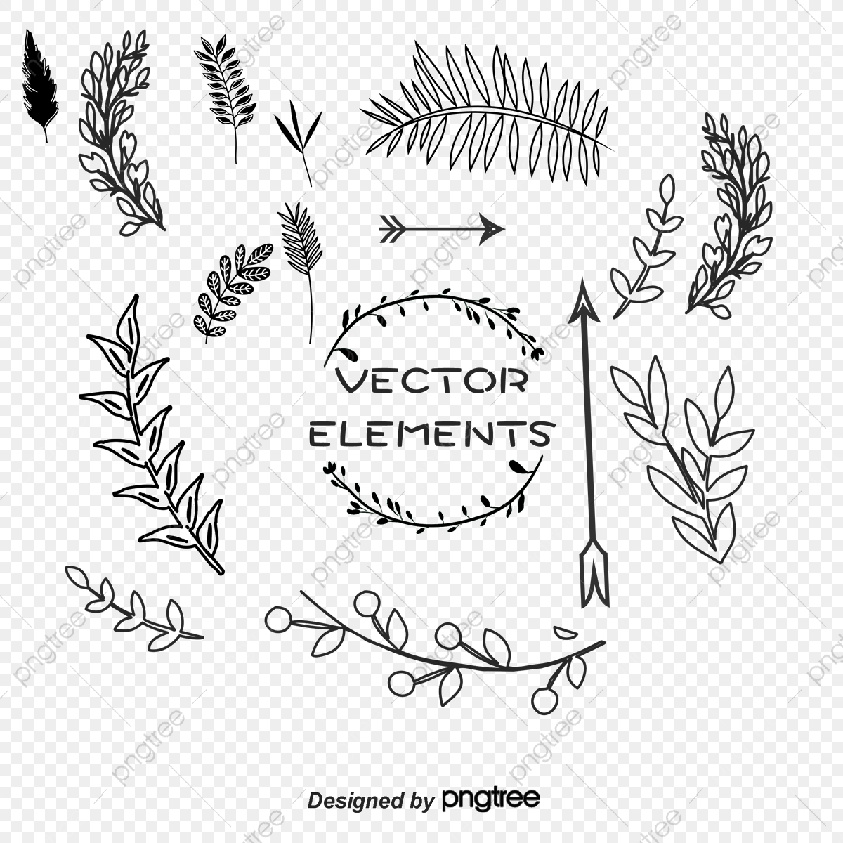 1200x1200 Painted Black Bohemian Element, Leaf, Line, Stick Figure Png