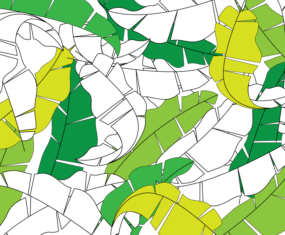 1136x936 Banana Leaf Line Background Vector Art Graphics