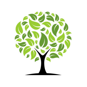 300x300 Leaf Tree Abstract Forest Logo Vector Buy The Logo