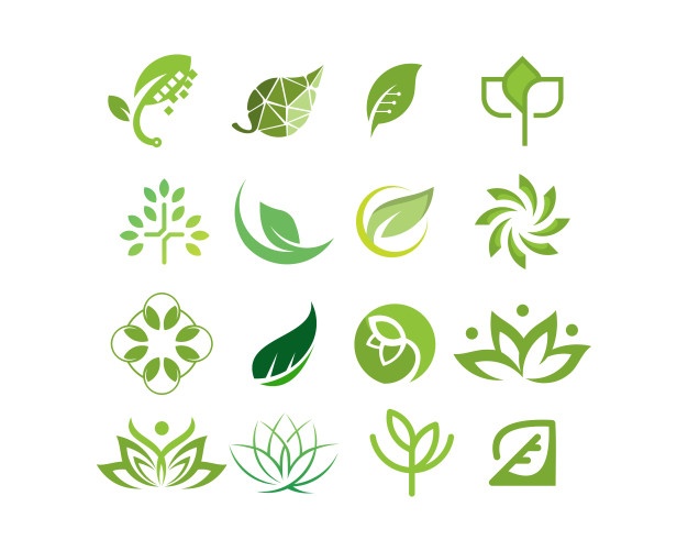 626x501 Logo Collection Leaf And Tree Vector Vector Premium Download