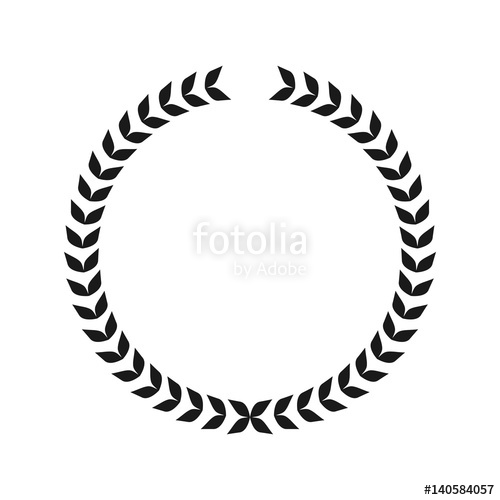 500x500 Caesar Crown Leaf Logo Vector Stock Image And Royalty Free Vector