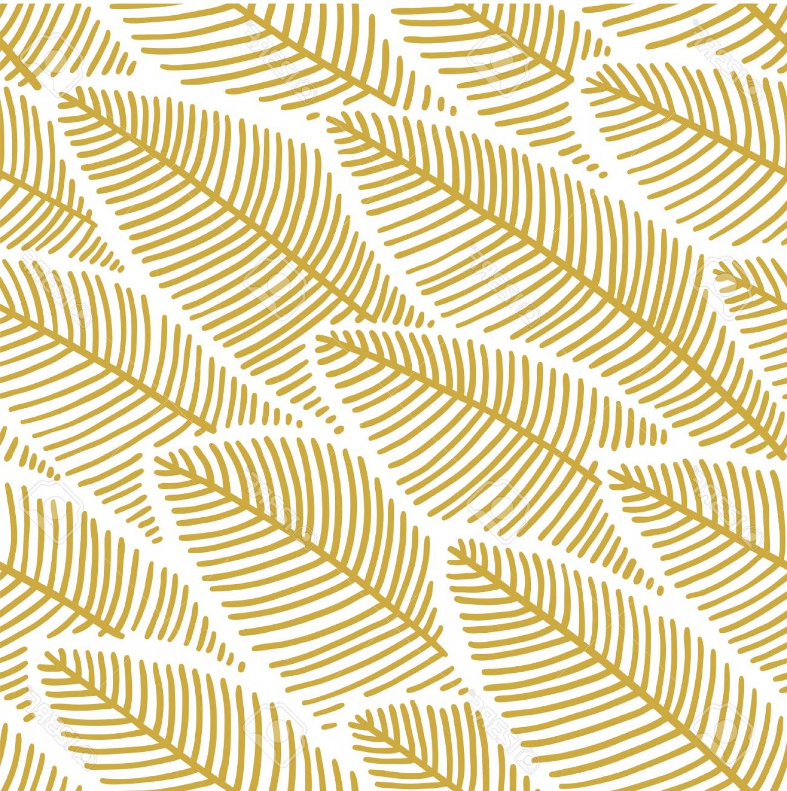 Photostock Vector Elegant Seamless Pattern With Golden Leaves 1552x1560 Photostock Vector Elegant Seamless Pattern With Golden Leaves