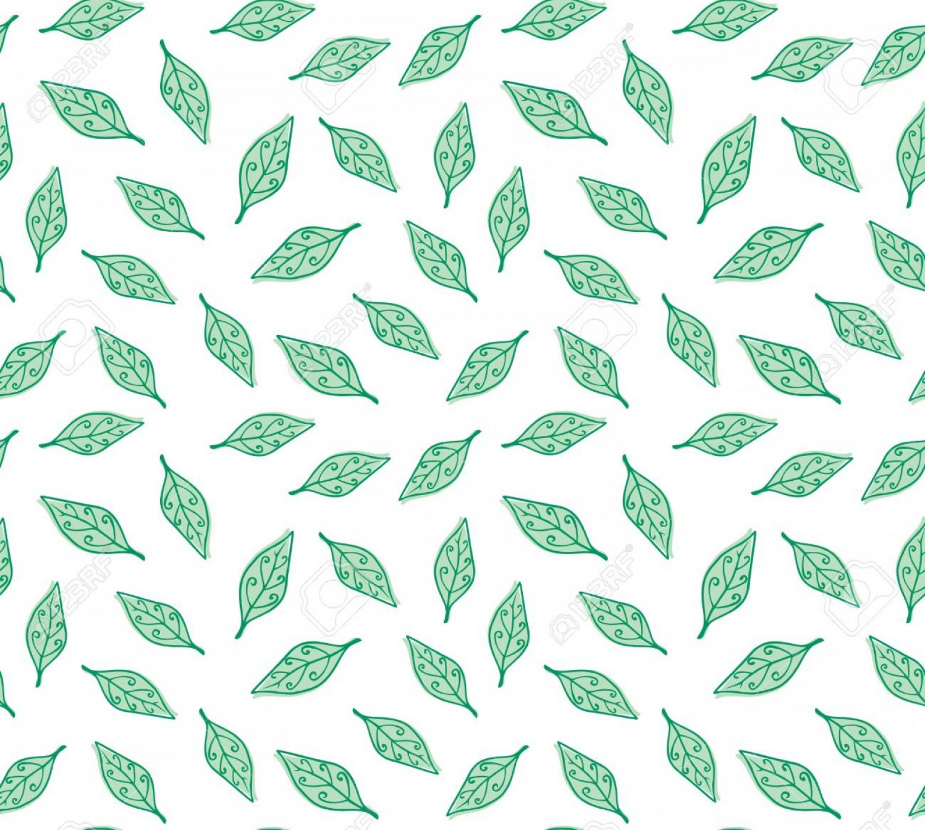 Photostock Vector Leaves Pattern Cute Vector Leaf Seamless Pattern 1872x1680 Photostock Vector Leaves Pattern Cute Vector Leaf Seamless Pattern
