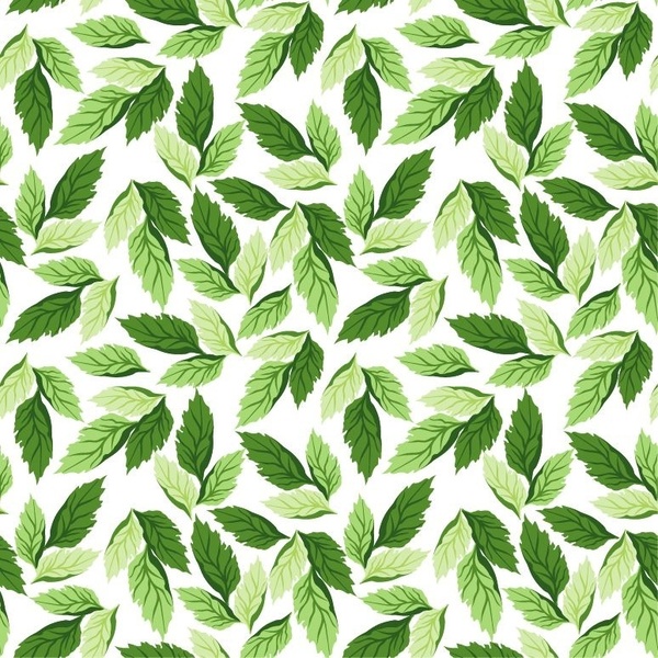 Seamless Leaf Pattern Vector Background Free Vector 600x600 Seamless Leaf Pattern Vector Background Free Vector