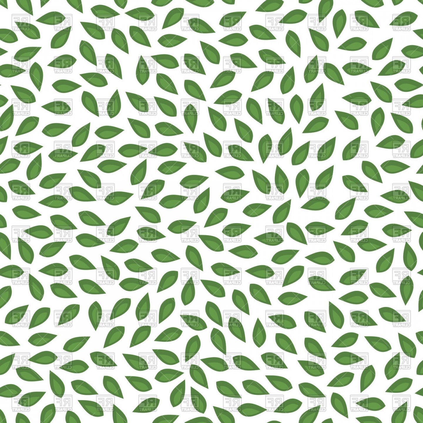 Seamless Pattern With Green Leaves Vector Clipart Cqrecords 1440x1440 Seamless Pattern With Green Leaves Vector Clipart Cqrecords