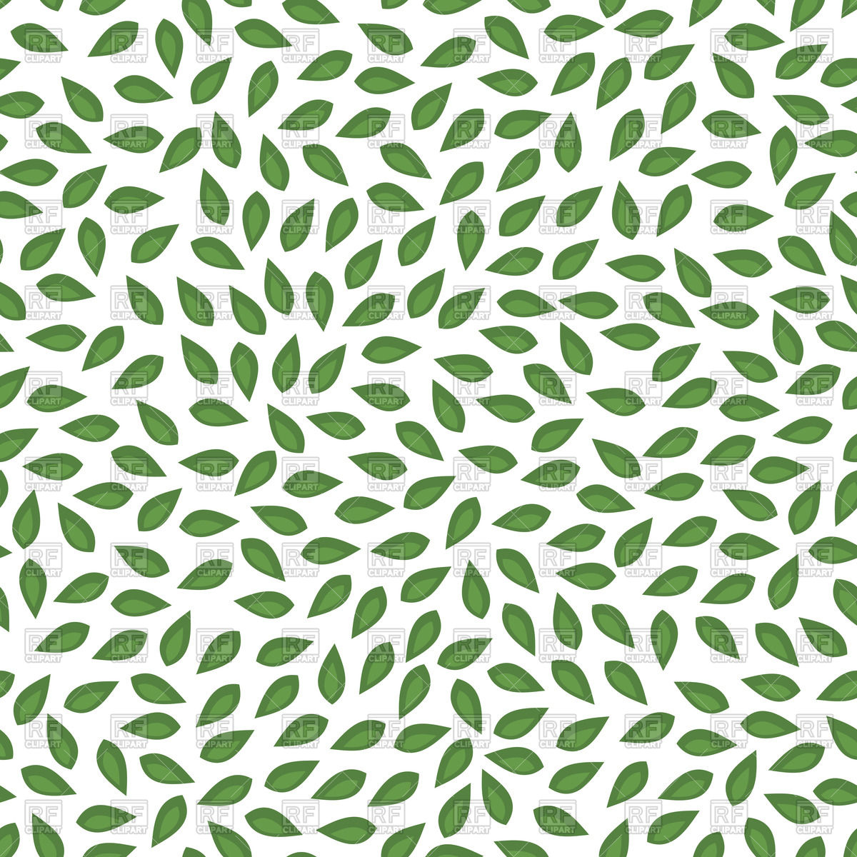 Seamless Pattern With Green Leaves Vector Image Of Backgrounds 1200x1200 Seamless Pattern With Green Leaves Vector Image Of Backgrounds