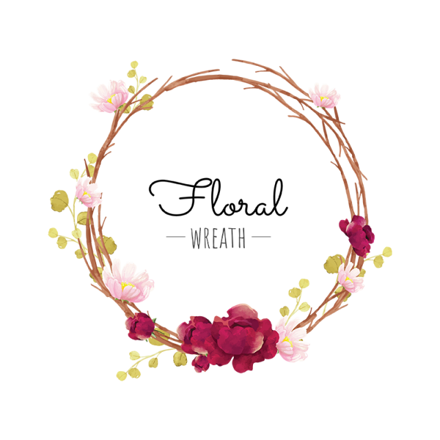 640x640 Wreath Png, Vector, And Clipart With Transparent Background