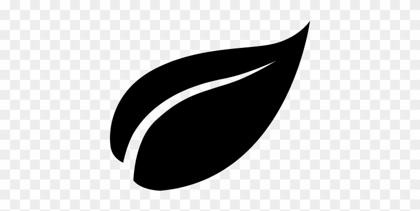 840x423 Leaf Black Shape Vector