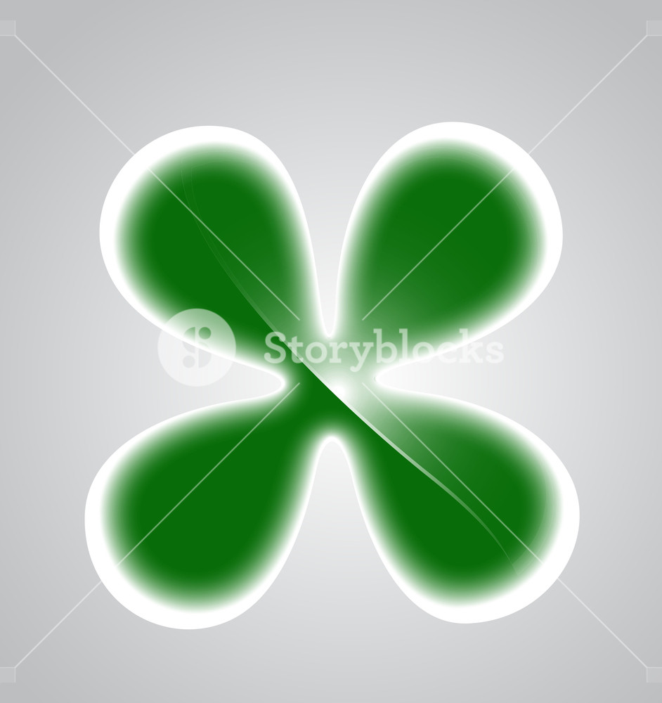 942x1000 Clover Leaf Shape Vector Royalty Free Stock Image
