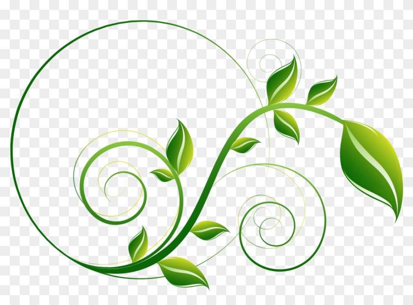 840x620 Green Leaf Pattern Vector