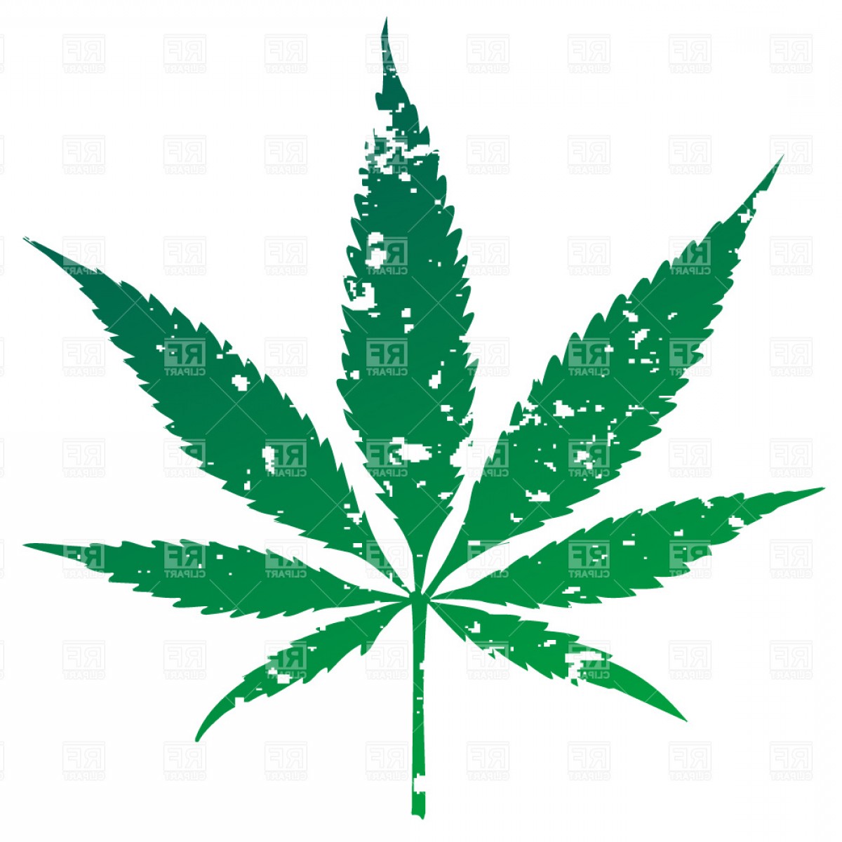 1200x1200 Grunge Marijuana Leaf Vector Clipart Cqrecords