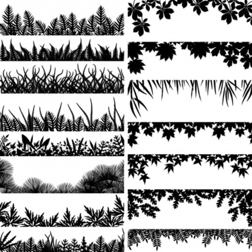 Black And White Leaf Pattern Free Vector Download 368x368 Black And White Leaf Pattern Free Vector Download