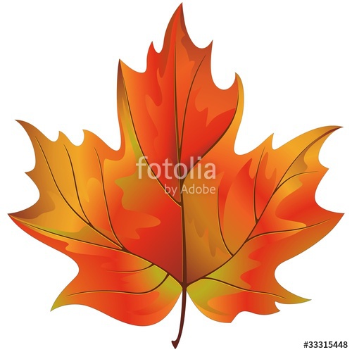 500x500 Foglia Autunno Autumn Leaf Vector Stock Image And Royalty Free
