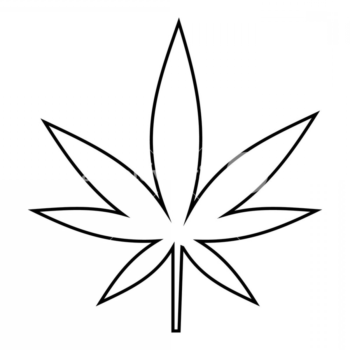 Black Weed Leaf Vector Hoodamathrun 1200x1200 Black Weed Leaf Vector Hoodamathrun