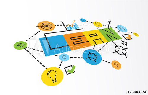 500x322 Lean Vector Concept Icons