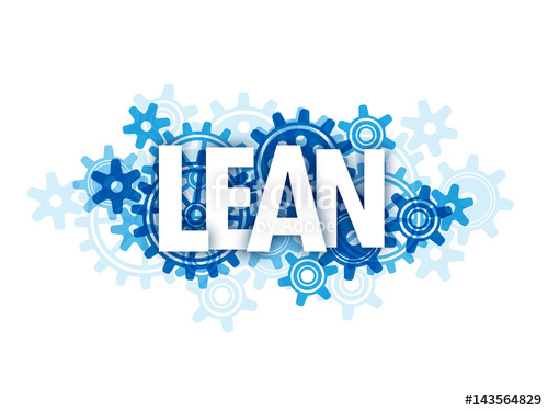 500x375 Lean Concept With Cogs Stock Image And Royalty Free Vector