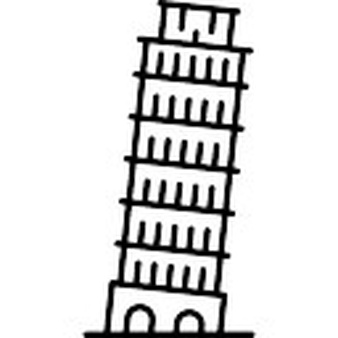 Leaning Tower Of Pizza Clipart 338x338 Leaning Tower Of Pizza Clipart