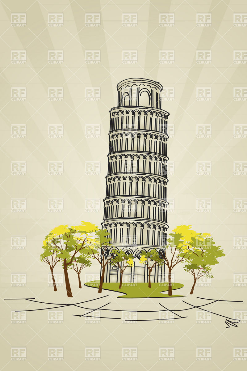 Leaning Tower Of Pisa From Tuscany Landmark Vector Image Of Travel 800x1200 Leaning Tower Of Pisa From Tuscany Landmark Vector Image Of Travel