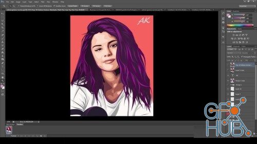 500x281 Skillshare Learn Vector Face Art In Photoshop From Nothing