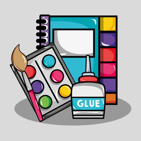 490x490 School Utensil Design To Study And Learn Vector