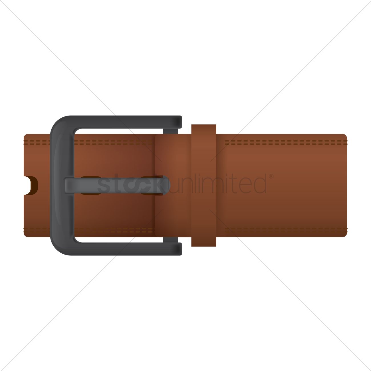 1300x1300 Leather Belt Vector Image