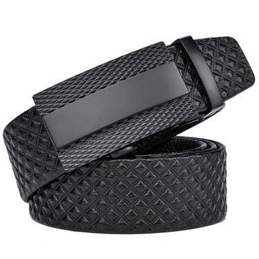 375x375 Men's Leather Belt For Jeans With A Black Buckle