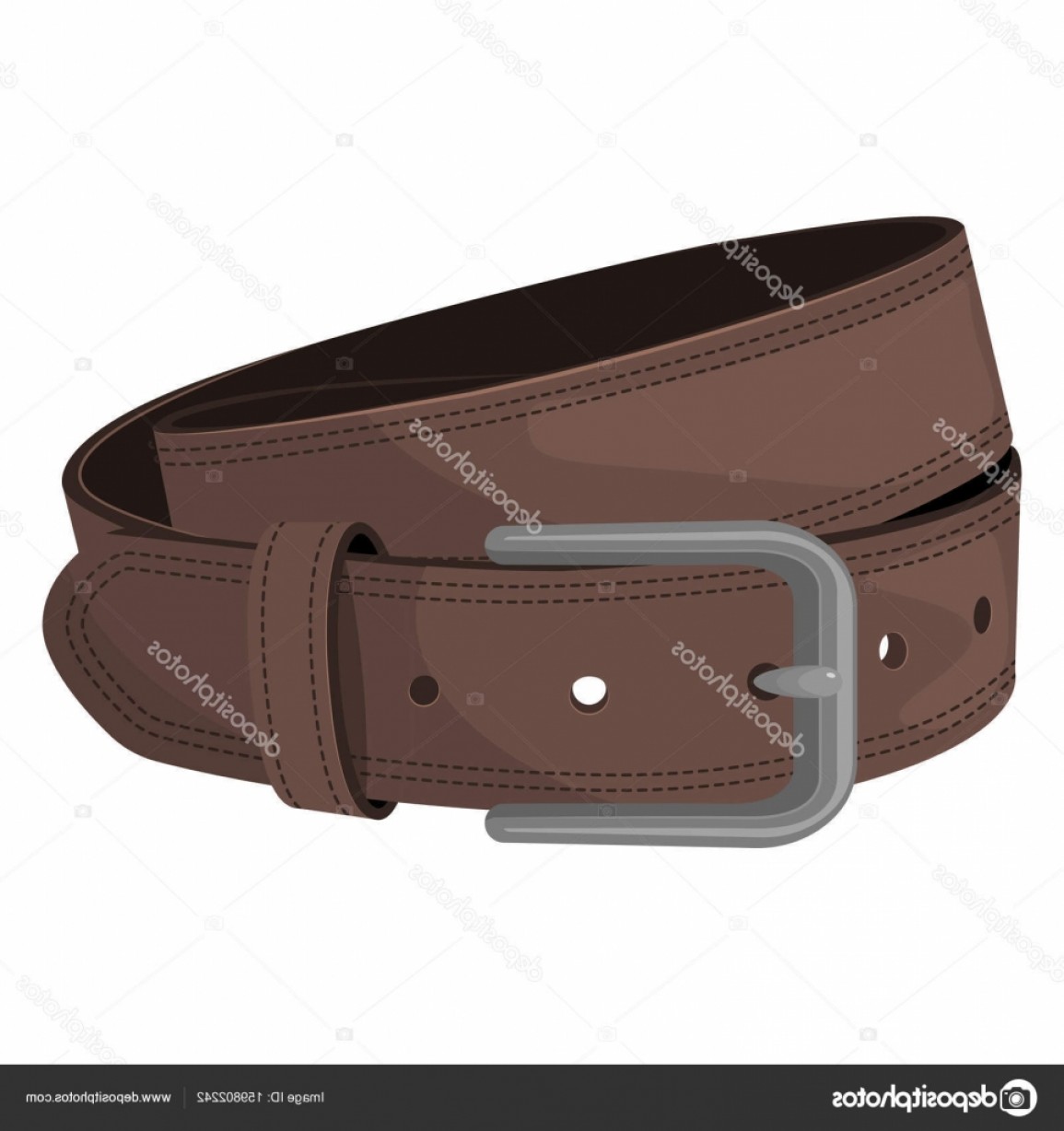 1155x1228 Stock Illustration Leather Belt Vector Illustration Geekchicpro