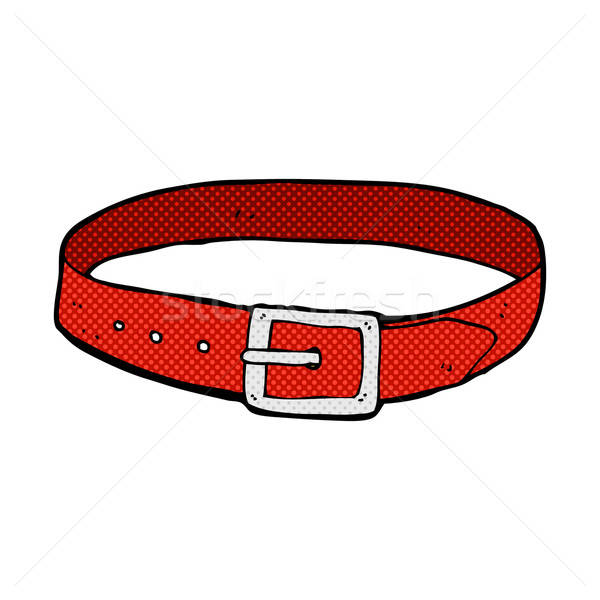 600x600 Comic Cartoon Leather Belt Vector Illustration Lineartestpilot