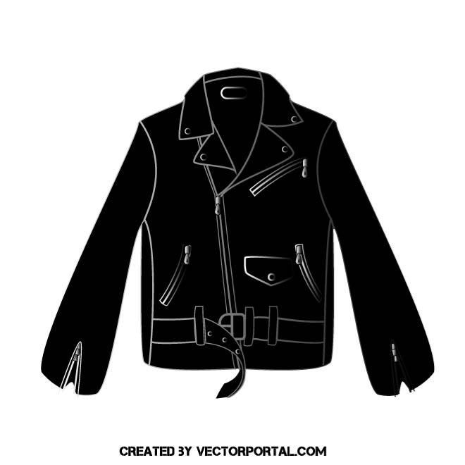 660x660 Leather Jacket Vector Design Various Vectors In Jackets