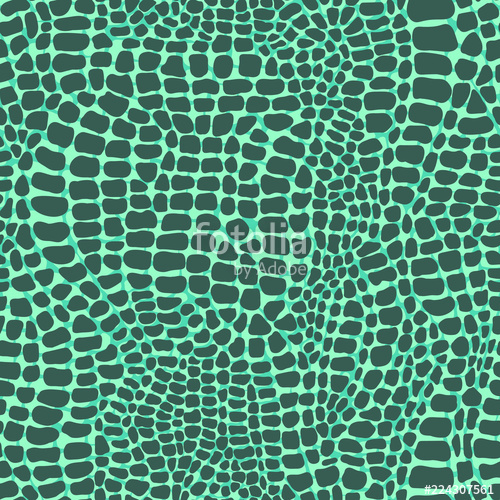 500x500 Vector Seamless Pattern With Crocodile Or Alligator Skin Texture