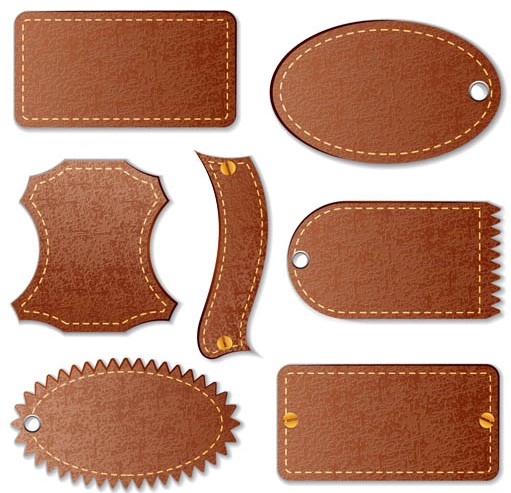 511x493 Leather Stickers Vector Free Download