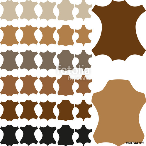 498x500 Leather Sign In Different Shapes And Colours Stock Image