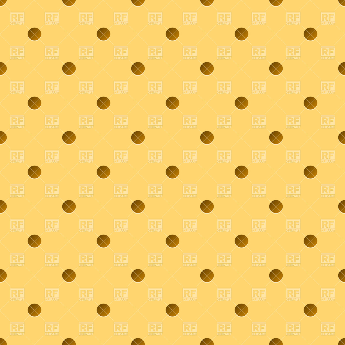 1200x1200 Yellow Polka Dot, Perforated Leather Vector Image Of Backgrounds