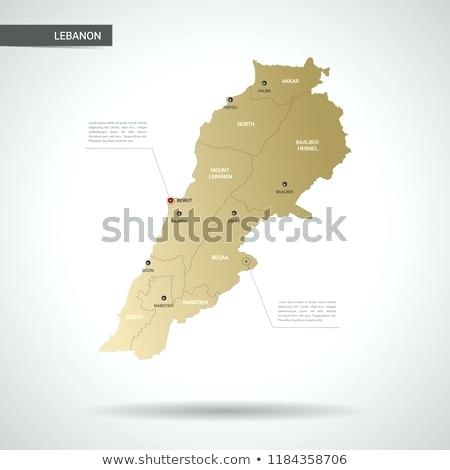 450x470 Lebanon Map With Cities
