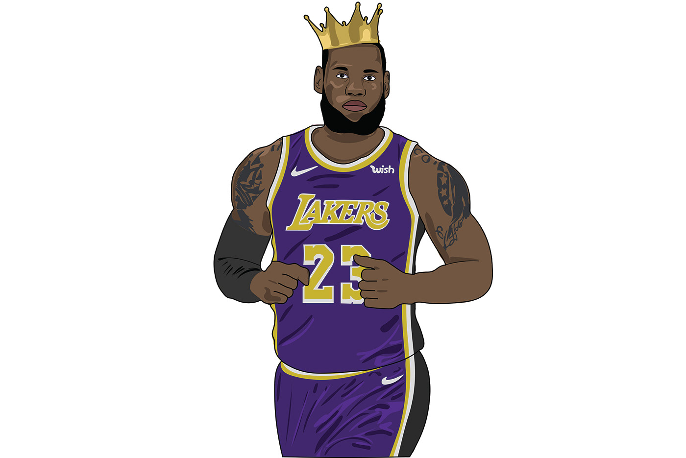 Lebron James Vector King James On Behance 1400x935 Lebron James Vector King James On Behance
