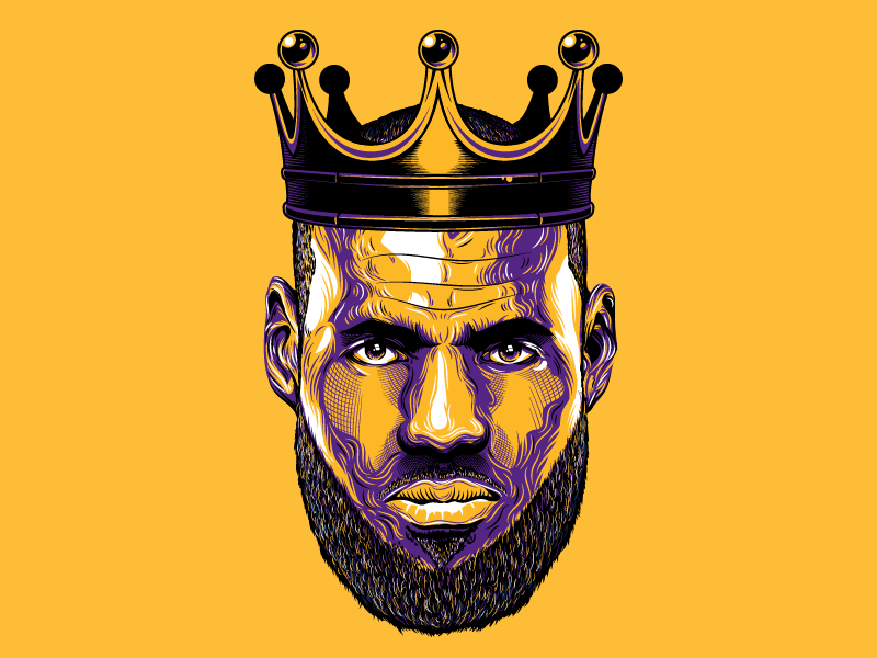 Lebron James Illustration 800x600 Lebron James Illustration
