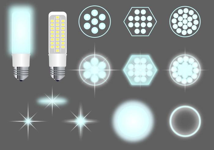700x490 Led Lights Vector Pack