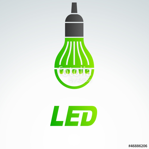 500x500 Led Light Bulb Stock Image And Royalty Free Vector