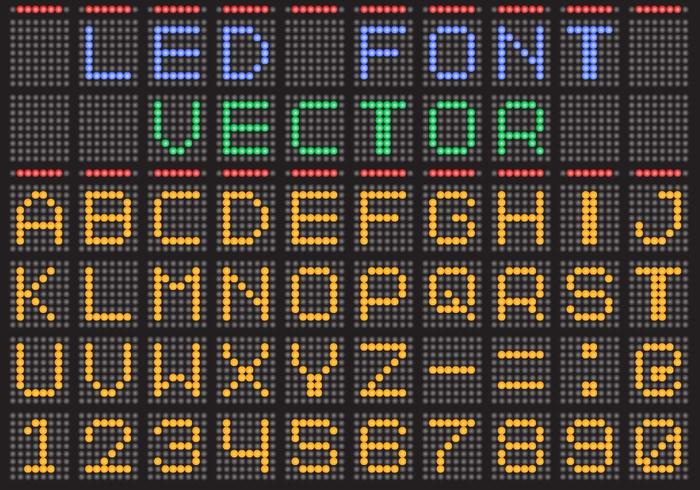 Led Screen Vector Font 700x490 Led Screen Vector Font