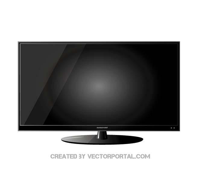 Flat Television Screen Vector Free Graphics Uihere 660x624 Flat Television Screen Vector Free Graphics Uihere