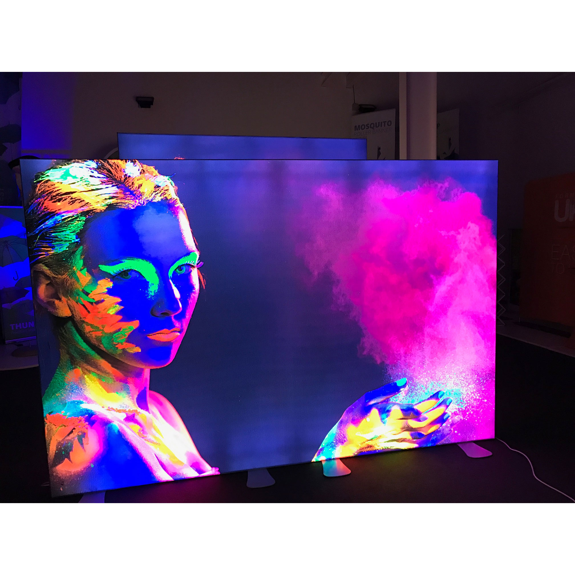 2016x2016 Vector Led Backlit Fabric Display Stands