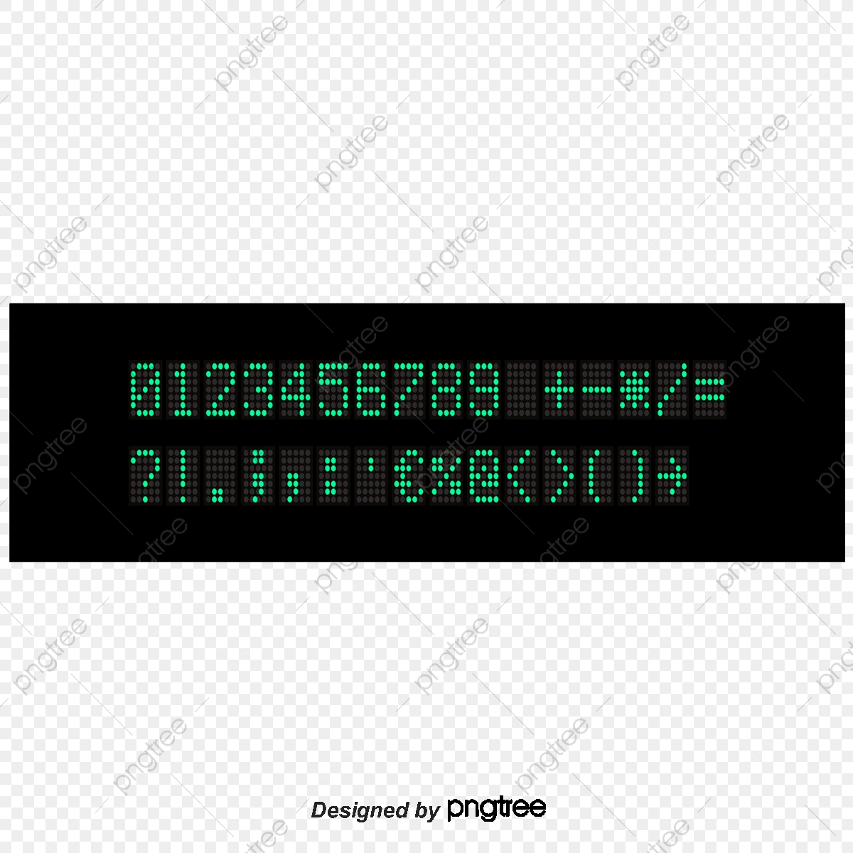 1200x1200 Led Display Font Vector Material, Led, Alphanumeric, Symbol Png