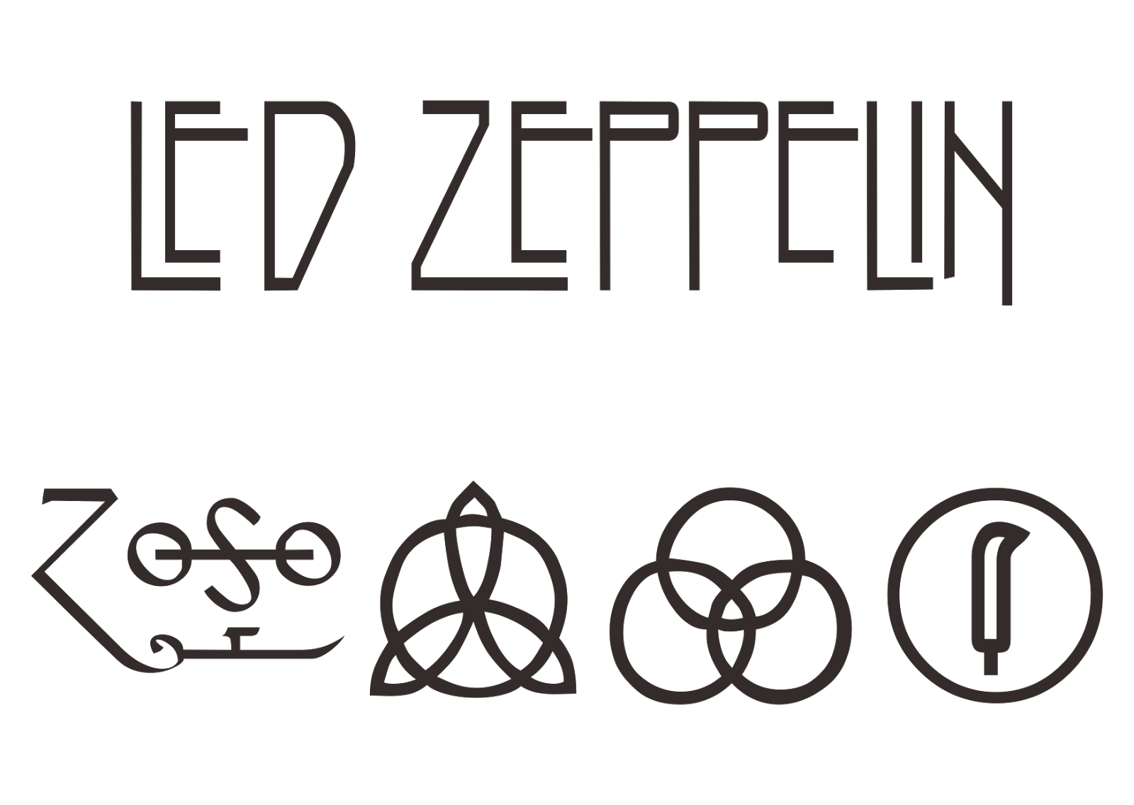 Led zeppelin рисунок