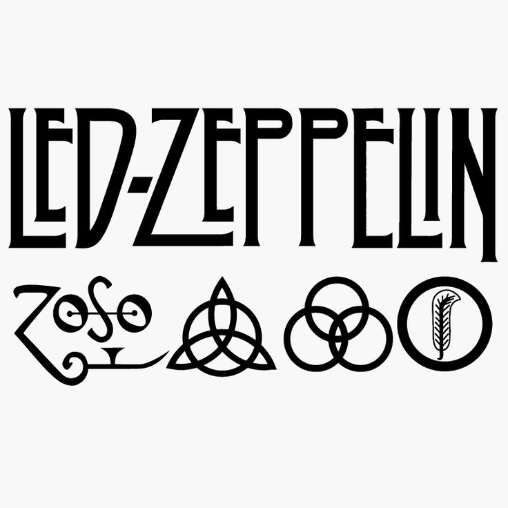 736x736 Led Zeppelin Logos
