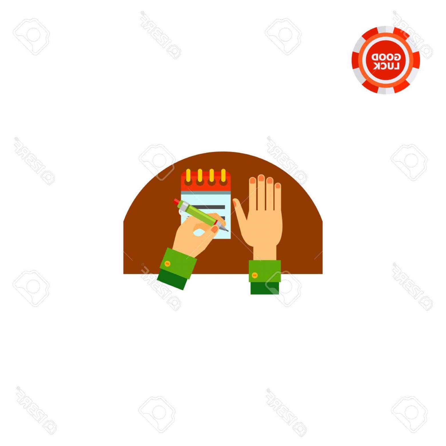 1560x1560 Photostock Vector Illustration Of Right Hand And Left Hand Laying