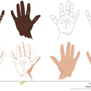 300x300 Stock Illustration Right Left Hands Lines Life Health Success