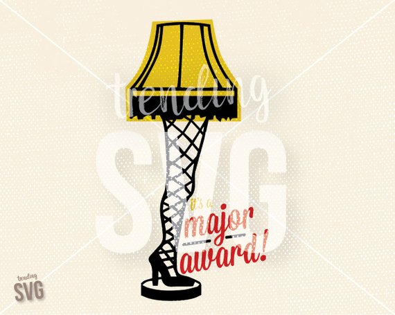 570x455 Fragile Leg Lamp Major Award, Cutting File, A Christmas Story